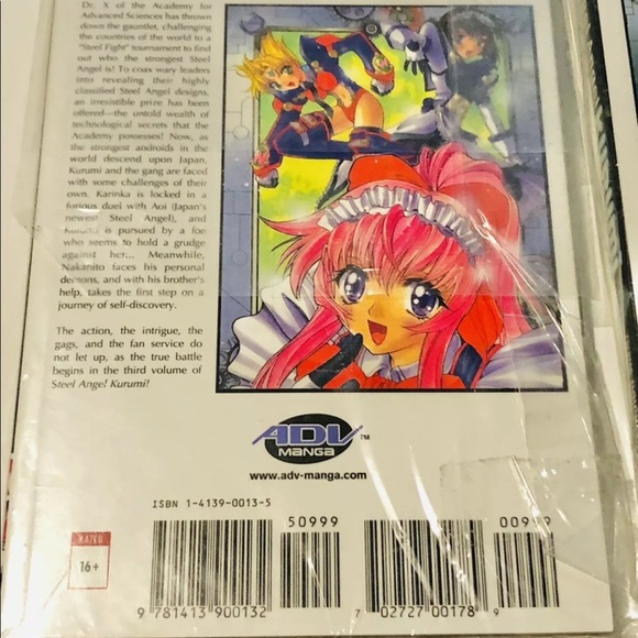 Steel Angel Kurumi Manga Vol 2 And 3 Sealed Graphic Novels Anime Books - Picture 4 of 6
